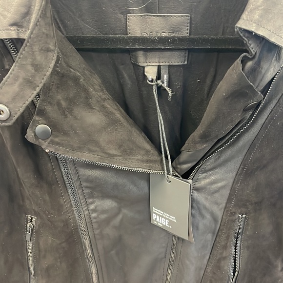 NWT Paige Leather Jacket - Picture 2 of 4